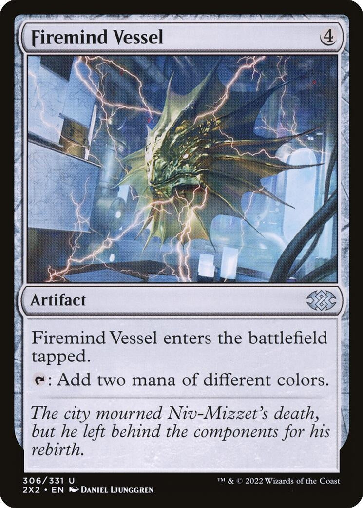 Image for Firemind Vessel (Double Masters 2022) (306) - Magic: The Gathering