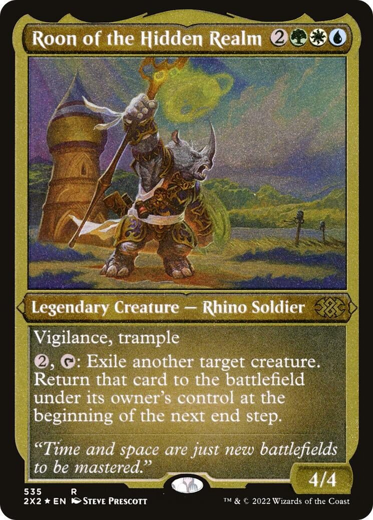 Image for Roon of the Hidden Realm (Foil Etched) (Double Masters 2022) (535) - Magic: The Gathering