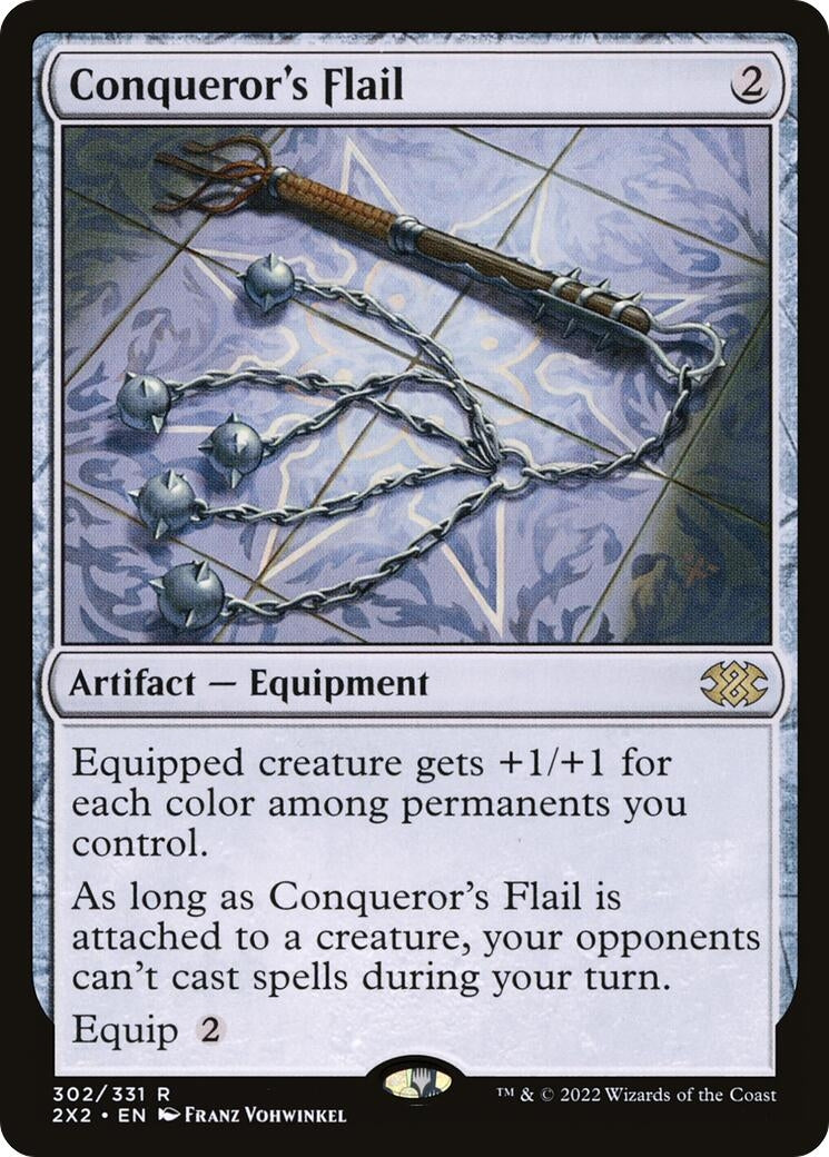 Image for Conqueror's Flail (Double Masters 2022) (302) - Magic: The Gathering