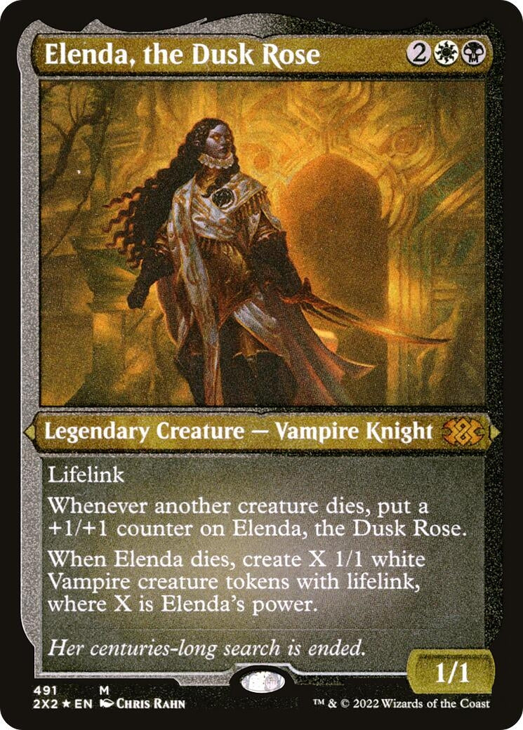Image for Elenda, the Dusk Rose (Foil Etched) (Double Masters 2022) (491) - Magic: The Gathering