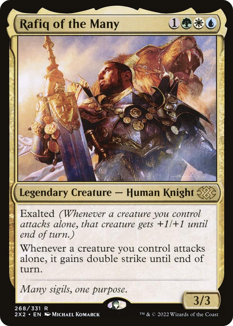 Image for Rafiq of the Many (Double Masters 2022) (268) - Magic: The Gathering