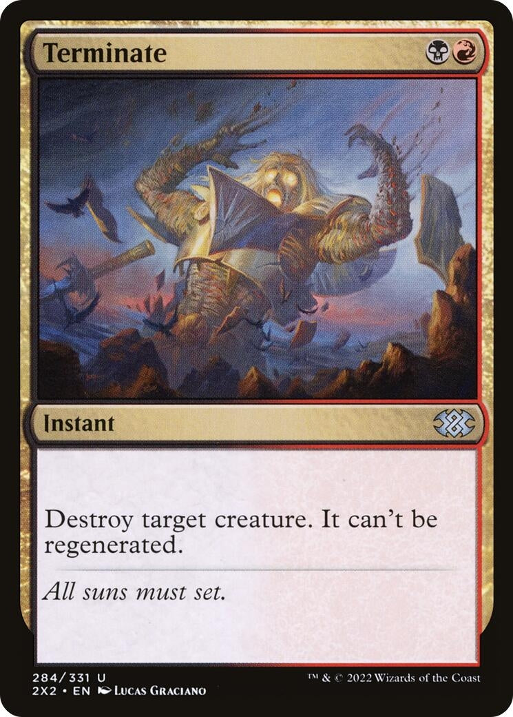 Image for Terminate (Double Masters 2022) (284) - Magic: The Gathering