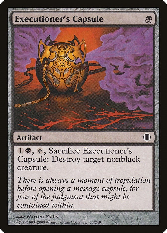 Image for Executioner's Capsule (Shards of Alara) (75) - Magic: The Gathering