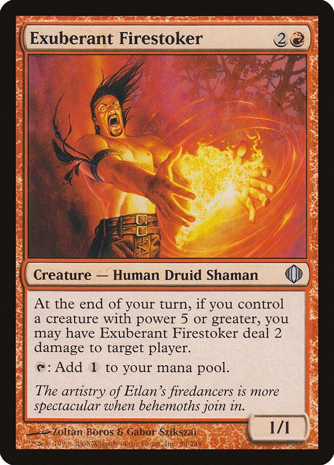 Image for Exuberant Firestoker (Shards of Alara) (99) - Magic: The Gathering
