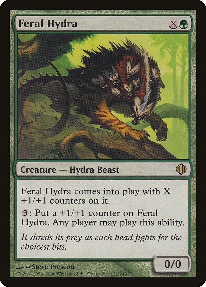 Image for Feral Hydra (Shards of Alara) (131) - Magic: The Gathering