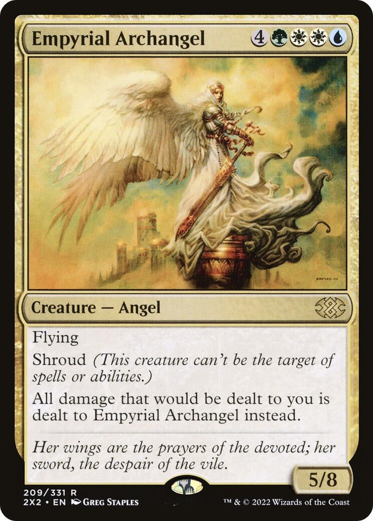 Image for Empyrial Archangel (Double Masters 2022) (209) - Magic: The Gathering