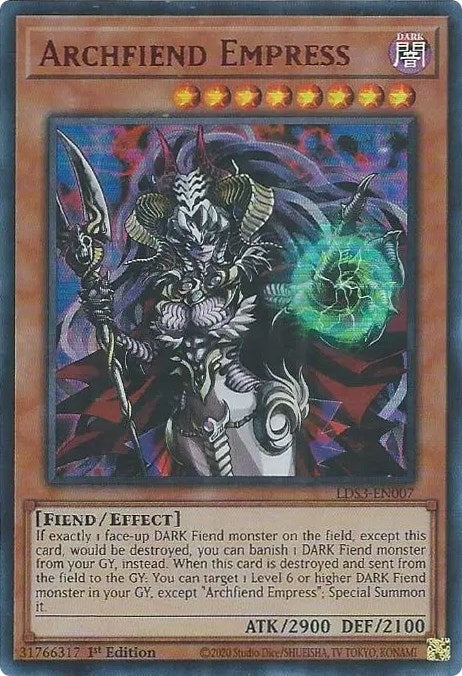 Image for Archfiend Empress (Red) (Legendary Duelists: Season 3) (LDS3-EN007) - YuGiOh