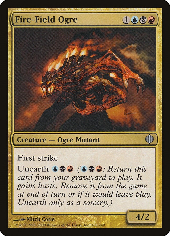 Image for Fire-Field Ogre (Shards of Alara) (168) - Magic: The Gathering