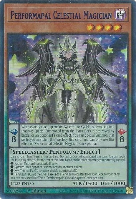 Image for Performapal Celestial Magician (Blue) (Legendary Duelists: Season 3) (LDS3-EN130) - YuGiOh