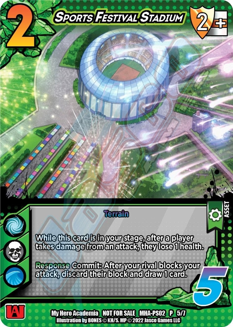 Image for Sports Festival Stadium (Provisional Showdown 2) (UniVersus: My Hero Academia Promo Cards) (MHA-PS02 P 5/7) - UniVersus