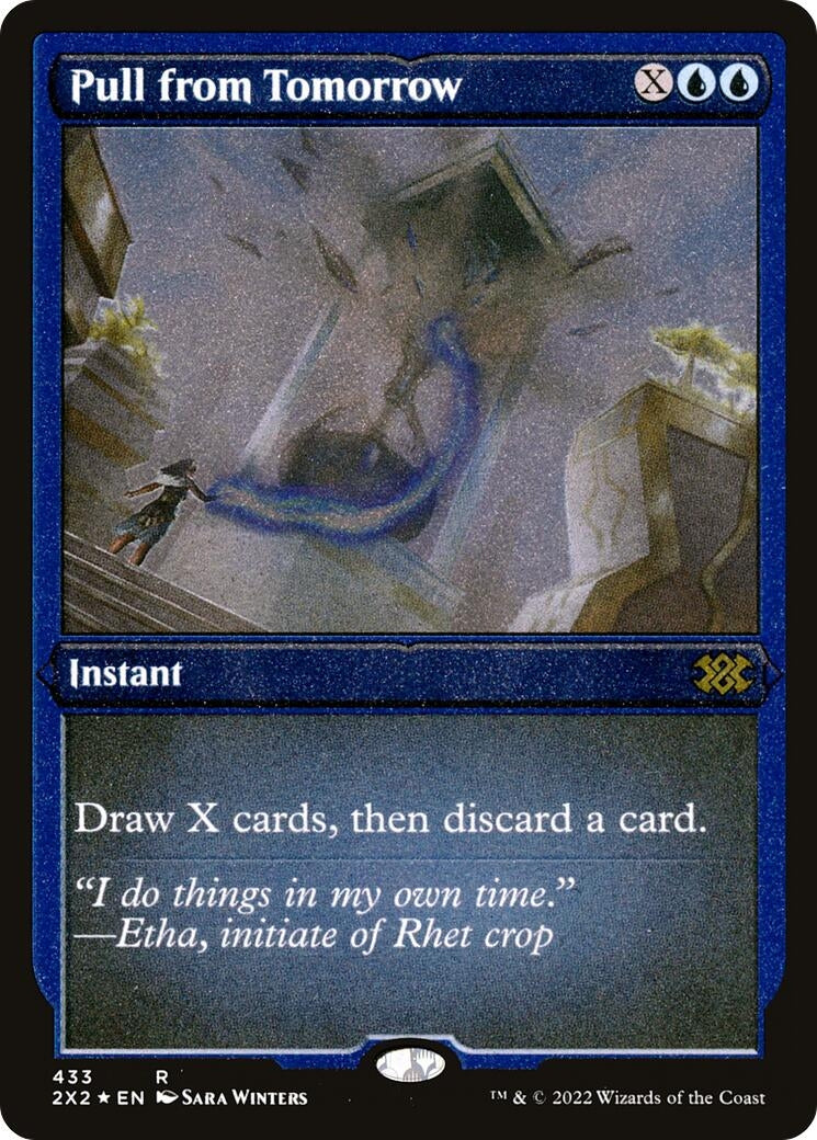 Image for Pull from Tomorrow (Foil Etched) (Double Masters 2022) (433) - Magic: The Gathering