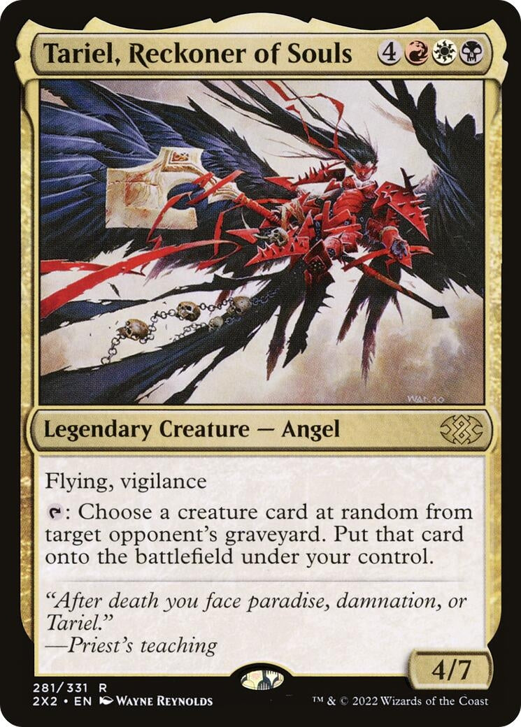 Image for Tariel, Reckoner of Souls (Double Masters 2022) (281) - Magic: The Gathering