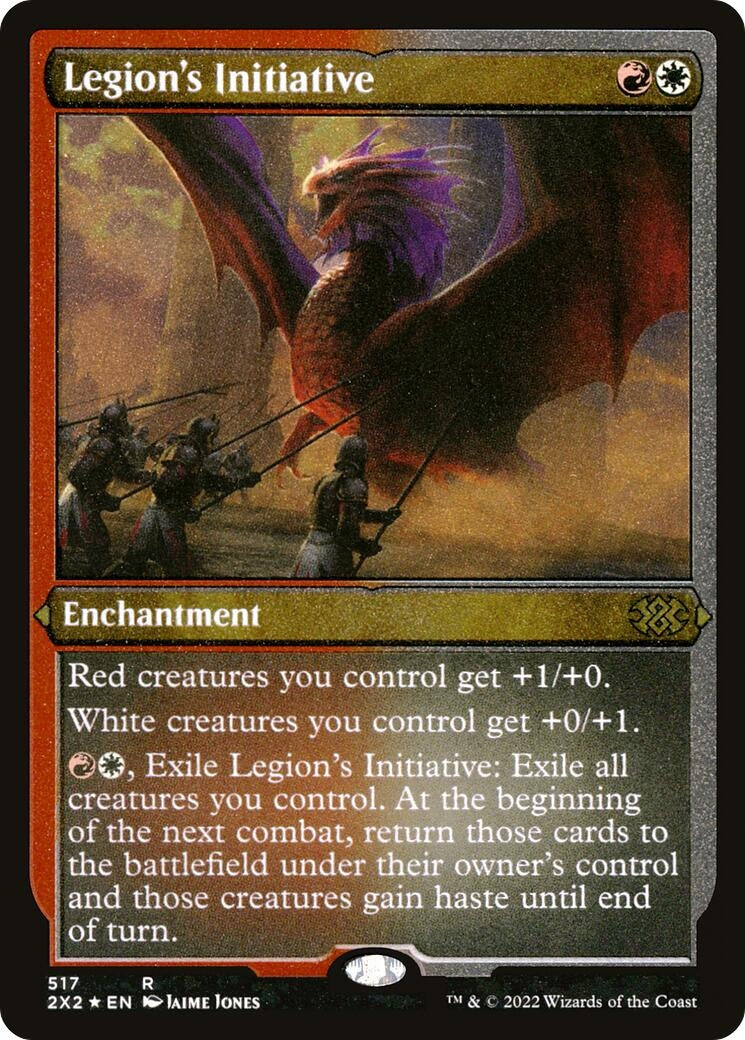 Image for Legion's Initiative (Foil Etched) (Double Masters 2022) (517) - Magic: The Gathering
