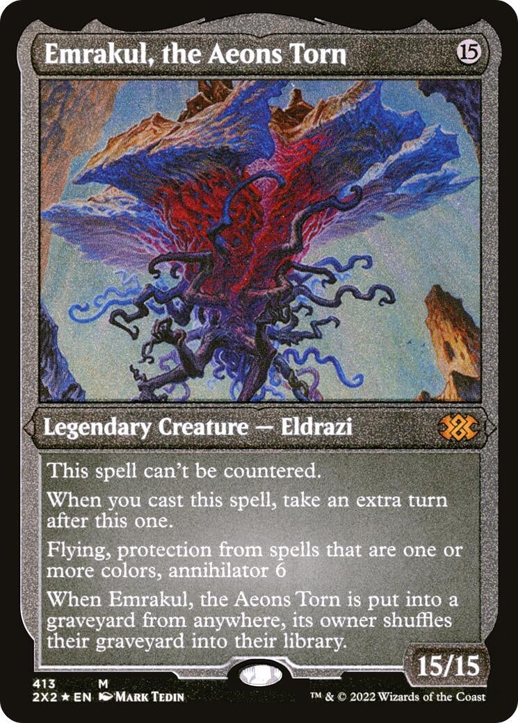 Image for Emrakul, the Aeons Torn (Foil Etched) (Double Masters 2022) (413) - Magic: The Gathering