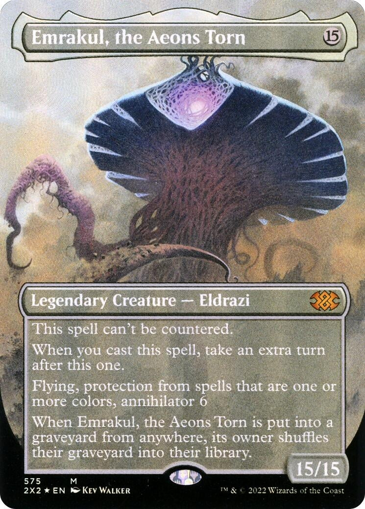 Image for Emrakul, the Aeons Torn (Textured Foil) (Double Masters 2022) (575) - Magic: The Gathering