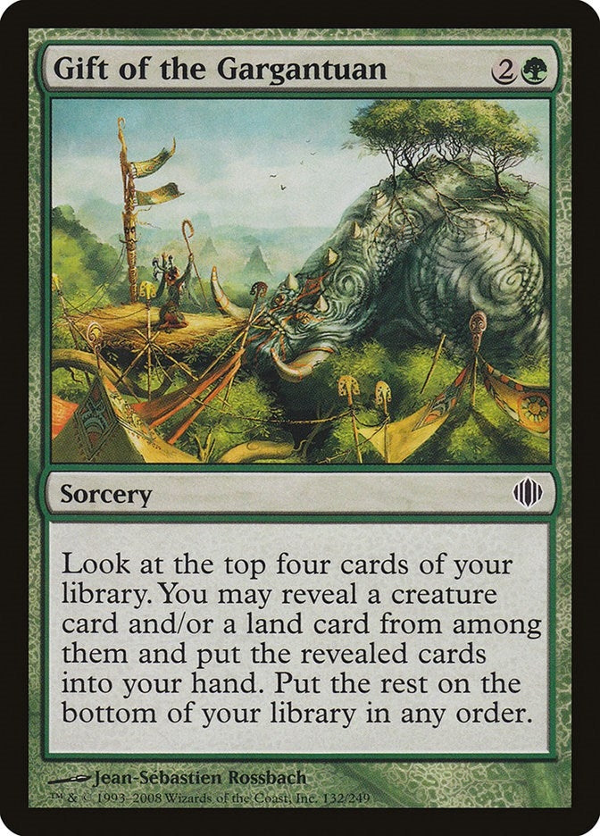 Image for Gift of the Gargantuan (Shards of Alara) (132) - Magic: The Gathering