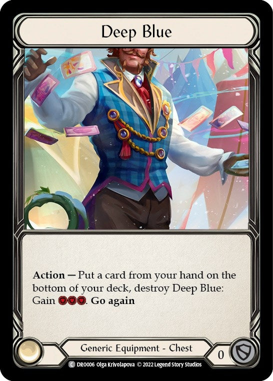 Image for Deep Blue (Blitz Deck: Uprising - Dromai) (DRO006) - Flesh and Blood TCG