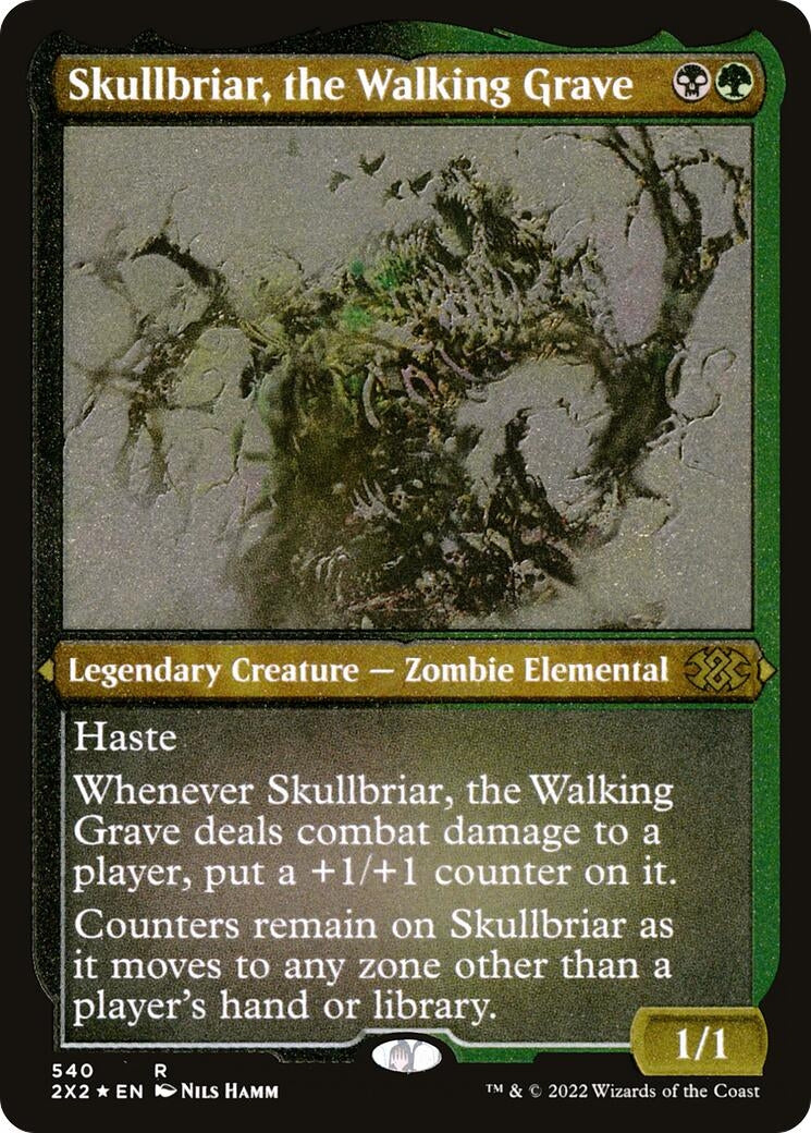 Image for Skullbriar, the Walking Grave (Foil Etched) (Double Masters 2022) (540) - Magic: The Gathering