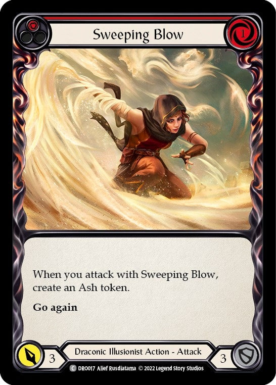 Image for Sweeping Blow (Red) (Blitz Deck: Uprising - Dromai) (DRO017) - Flesh and Blood TCG