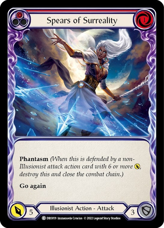 Image for Spears of Surreality (Blitz Deck: Uprising - Dromai) (DRO019) - Flesh and Blood TCG