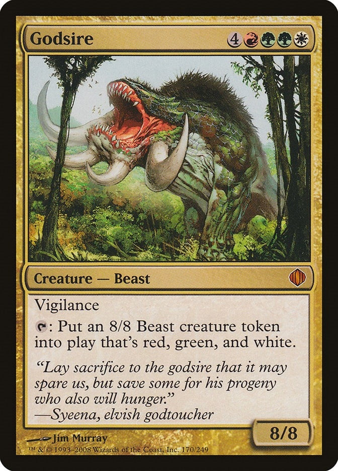 Image for Godsire (Shards of Alara) (170) - Magic: The Gathering