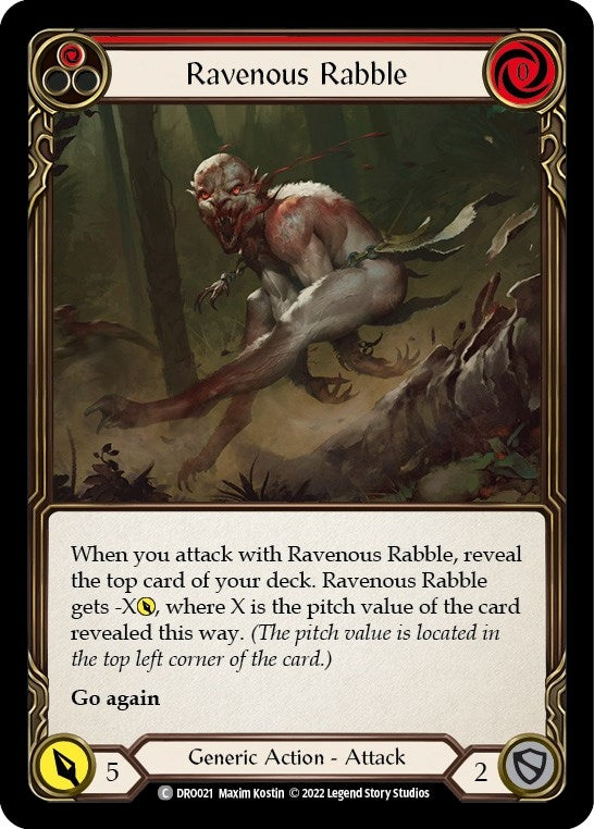 Image for Ravenous Rabble (Blitz Deck: Uprising - Dromai) (DRO021) - Flesh and Blood TCG