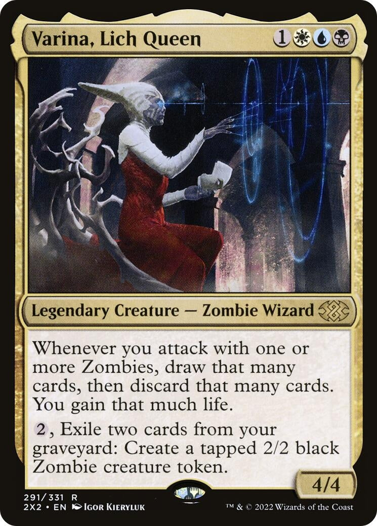 Image for Varina, Lich Queen (Double Masters 2022) (291) - Magic: The Gathering