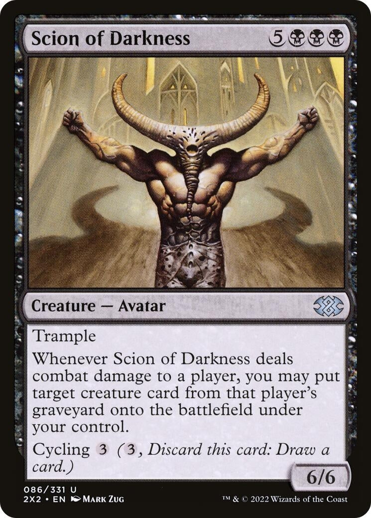 Image for Scion of Darkness (Double Masters 2022) (86) - Magic: The Gathering