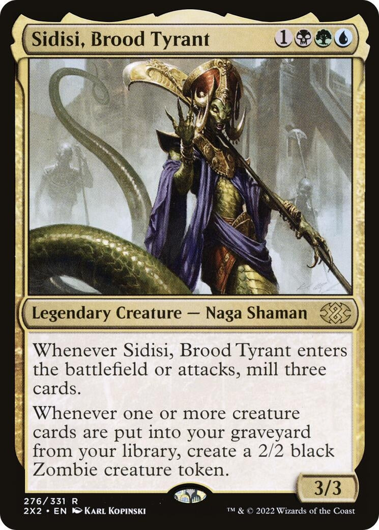 Image for Sidisi, Brood Tyrant (Double Masters 2022) (276) - Magic: The Gathering