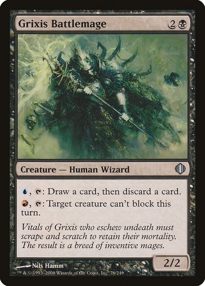 Image for Grixis Battlemage (Shards of Alara) (78) - Magic: The Gathering