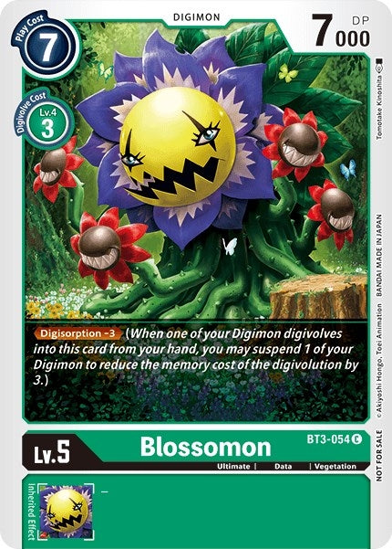 Image for Blossomon - BT3-054 (Tamer Party Vol. 5 Promo) (BT01-03A) (BT3-054 C) - Digimon Card Game