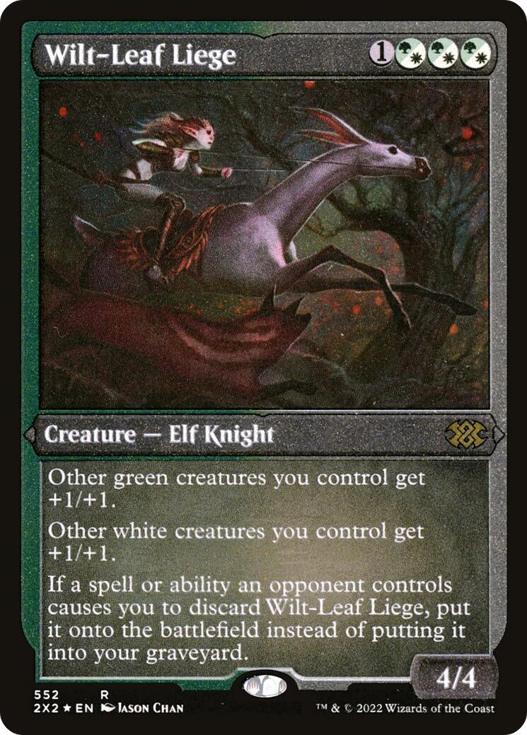 Image for Wilt-Leaf Liege (Foil Etched) (Double Masters 2022) (552) - Magic: The Gathering