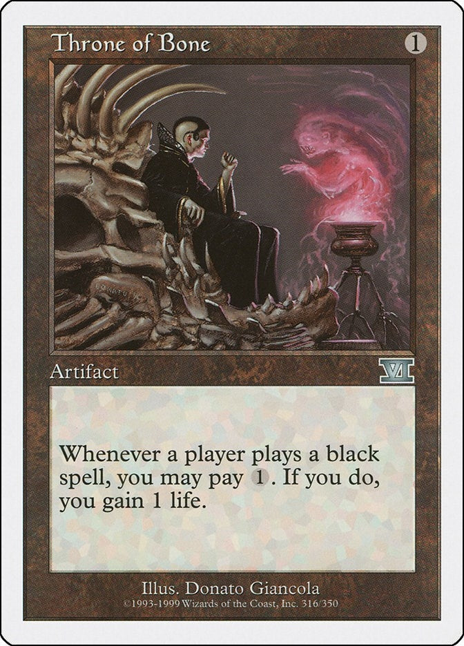 Image for Throne of Bone (Classic Sixth Edition) (316) - Magic: The Gathering