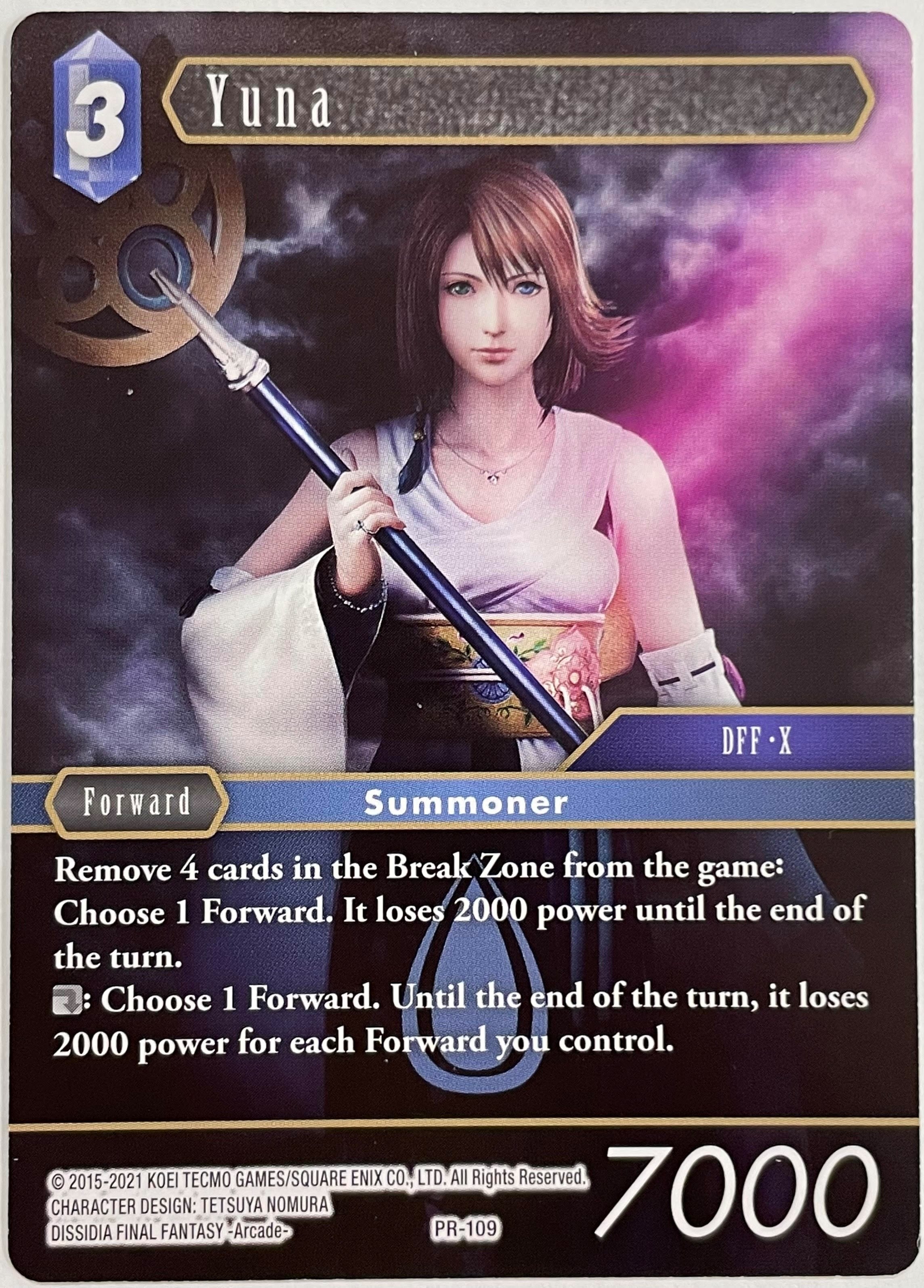 Image for Yuna (Deck Exclusive Cards) (PR-109) - Final Fantasy TCG