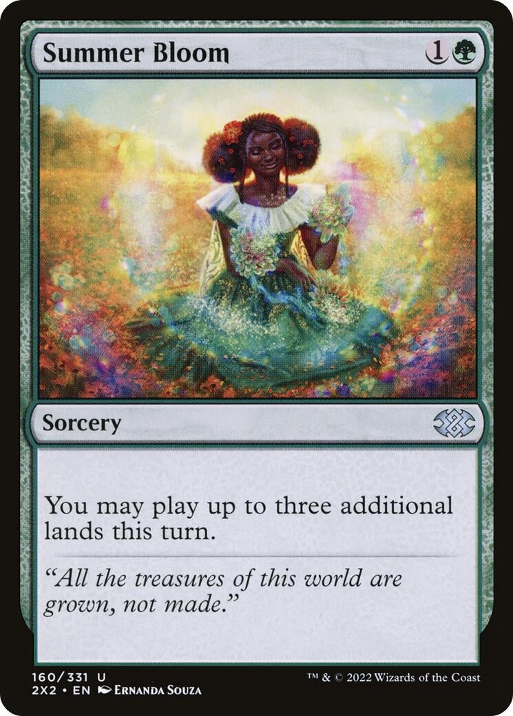 Image for Summer Bloom (Double Masters 2022) (160) - Magic: The Gathering