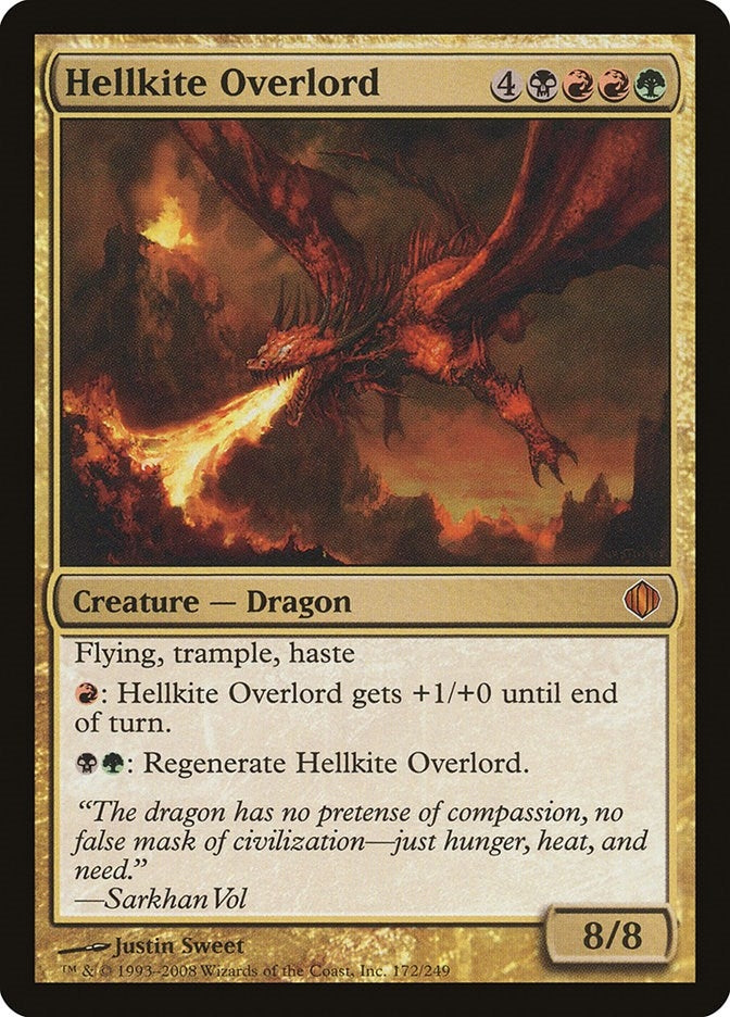 Image for Hellkite Overlord (Shards of Alara) (172) - Magic: The Gathering