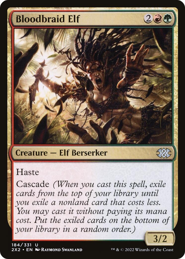 Image for Bloodbraid Elf (Double Masters 2022) (184) - Magic: The Gathering