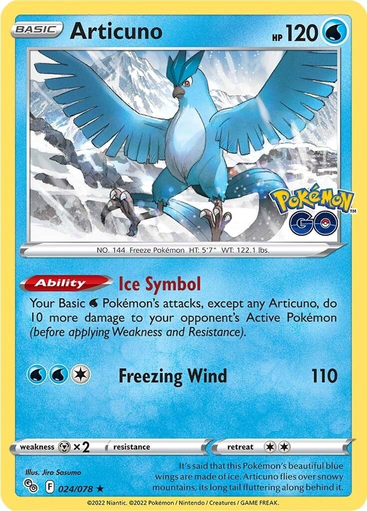 Image for Articuno (Pokemon GO) (024/078) - Pokemon