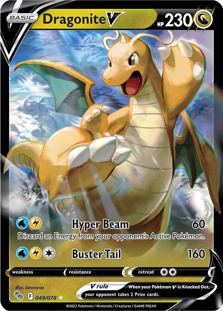 Image for Dragonite V (Pokemon GO) (049/078) - Pokemon