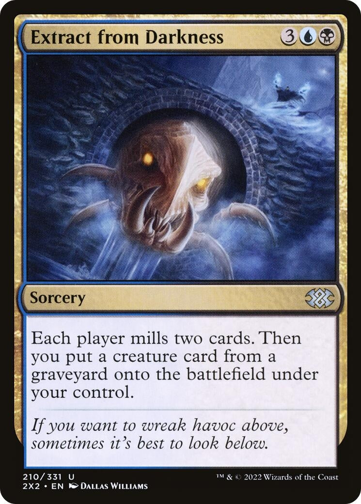 Image for Extract from Darkness (Double Masters 2022) (210) - Magic: The Gathering