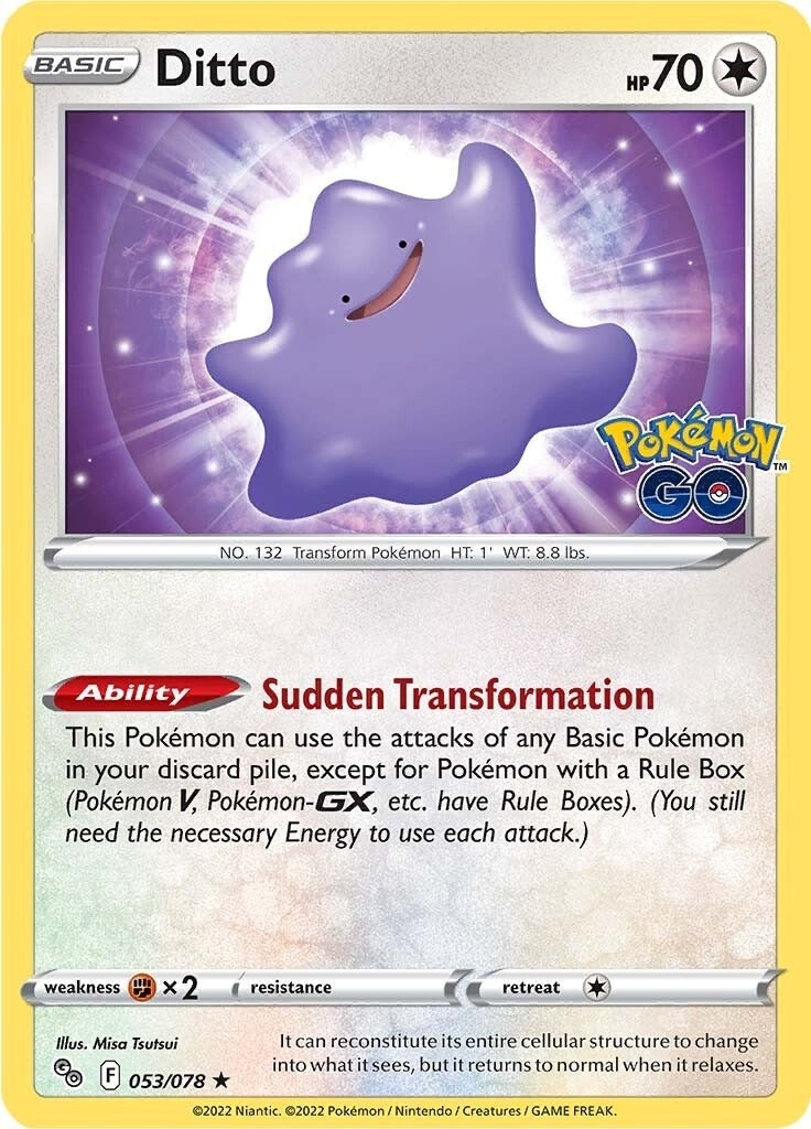 Image for Ditto (Pokemon GO) (053/078) - Pokemon