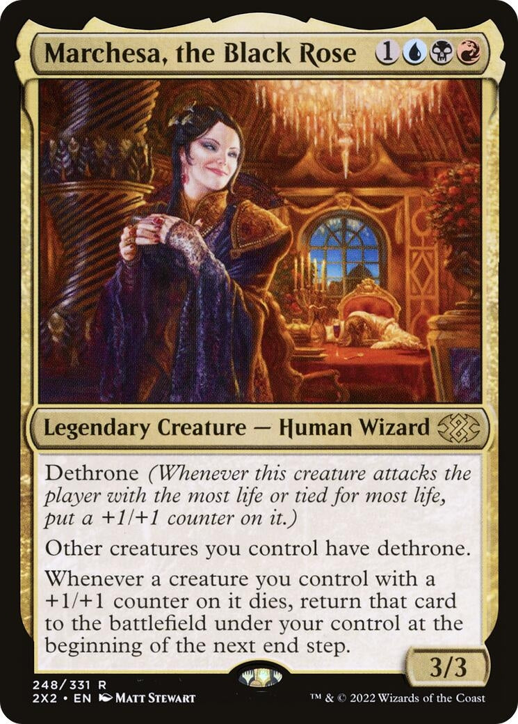 Image for Marchesa, the Black Rose (Double Masters 2022) (248) - Magic: The Gathering