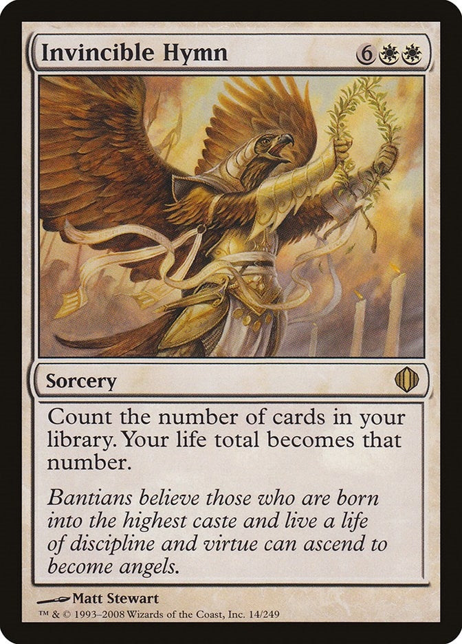 Image for Invincible Hymn (Shards of Alara) (14) - Magic: The Gathering