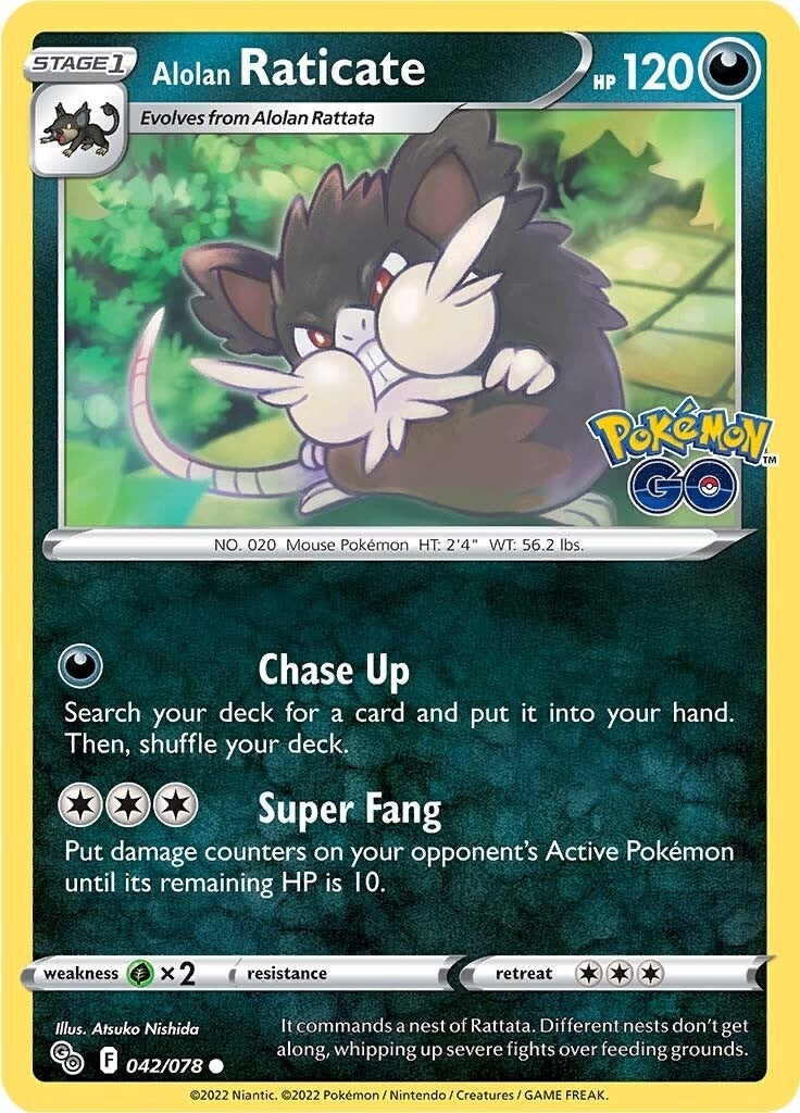 Image for Alolan Raticate (Pokemon GO) (042/078) - Pokemon