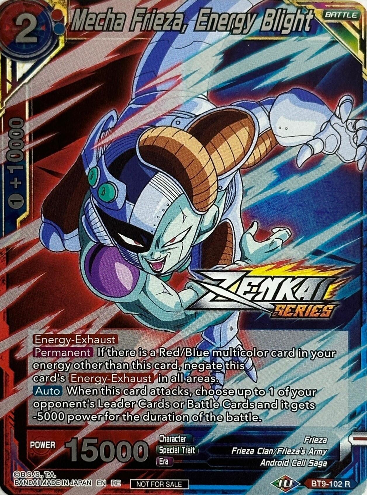 Image for Mecha Frieza, Energy Blight (Event Pack 10) (Alternate Foil) (Tournament Promotion Cards) (BT9-102) - Dragon Ball Super: Masters