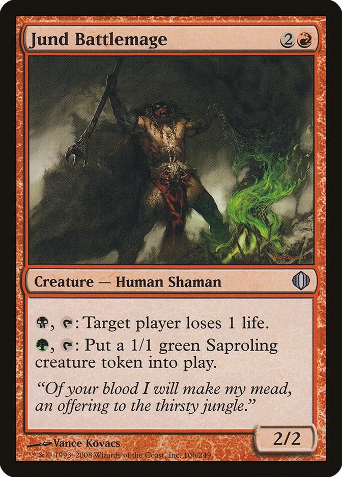 Image for Jund Battlemage (Shards of Alara) (106) - Magic: The Gathering