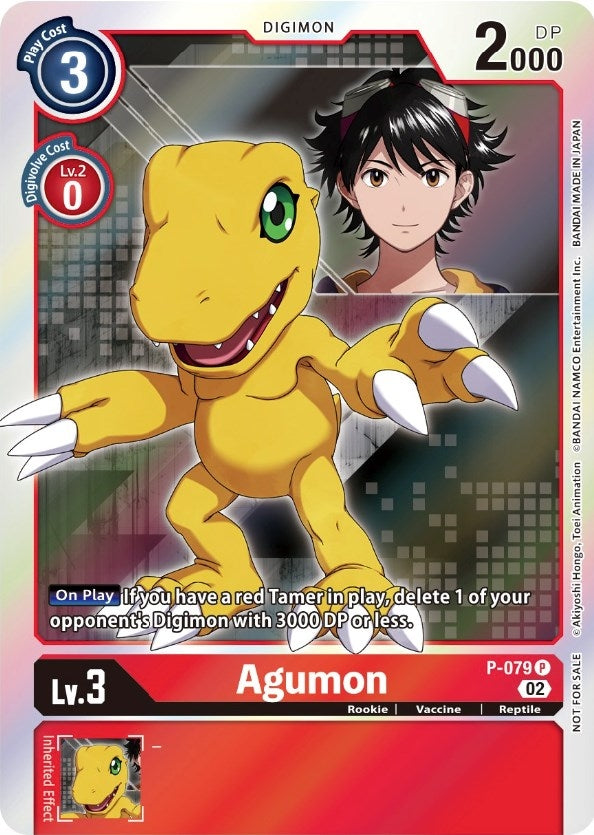 Image for Agumon - P-079 (P-079 P) (D-PR) - Digimon Card Game