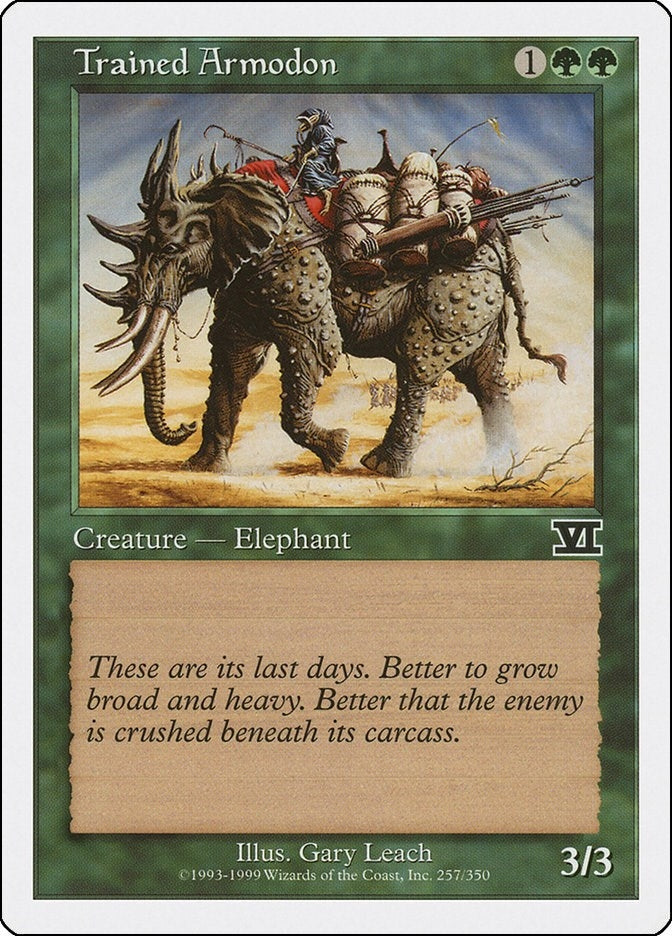 Image for Trained Armodon (Classic Sixth Edition) (257) - Magic: The Gathering