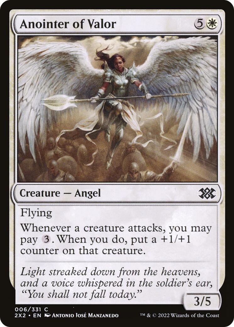 Image for Anointer of Valor (Double Masters 2022) (6) - Magic: The Gathering