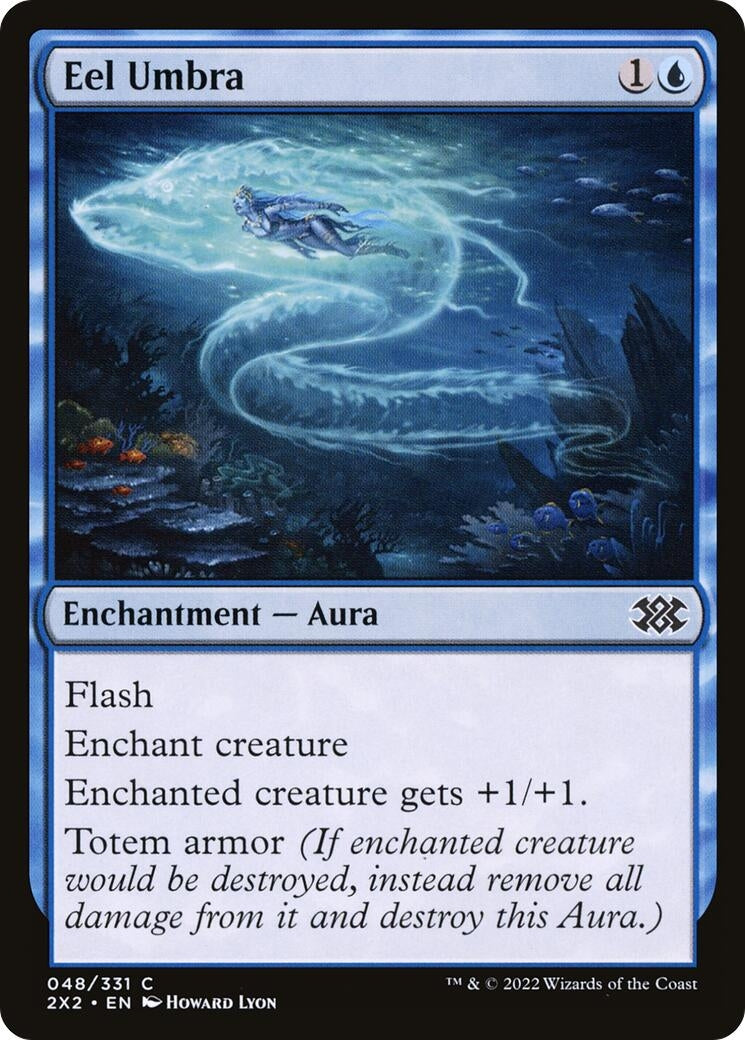 Image for Eel Umbra (Double Masters 2022) (48) - Magic: The Gathering